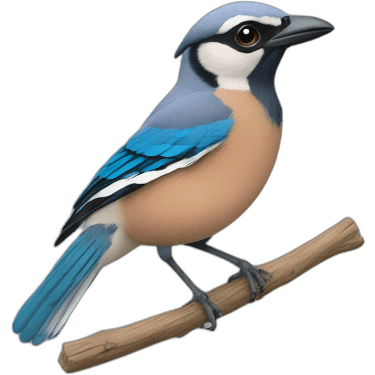 Eurasian jay emoji