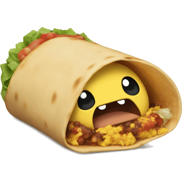 pokemon with a burrito emoji