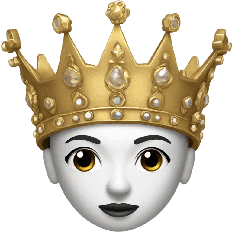 Gold crown (only the crown) emoji