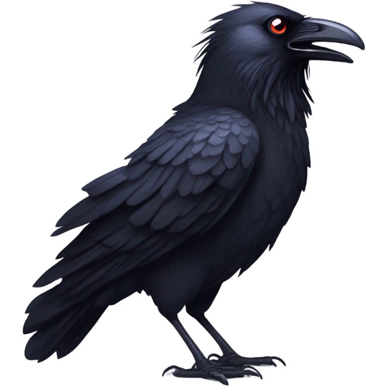 angry raven emoji