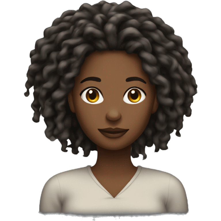 Black lady 25 yrs old with locs emoji