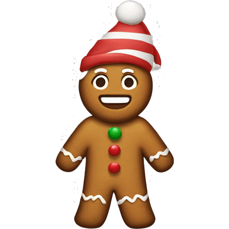 ginger bread christmas emoji