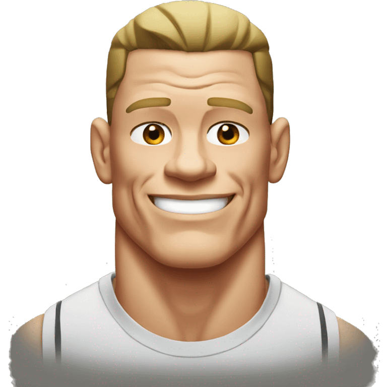 john cena wearing tee emoji