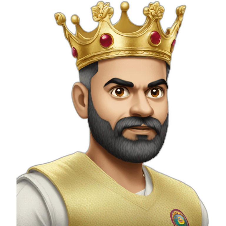 Kohli king emoji