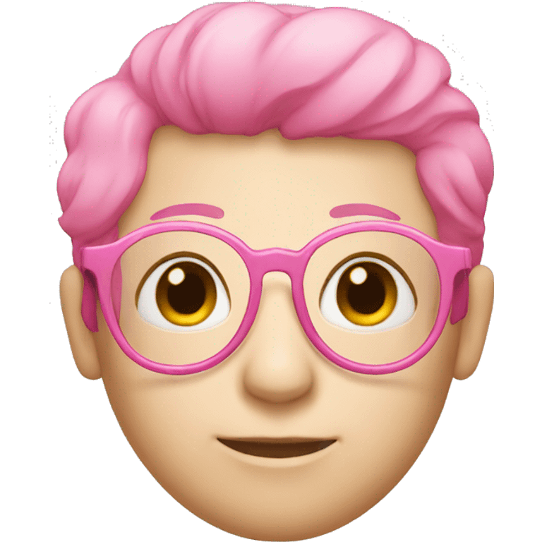 plain pink glasses no person emoji