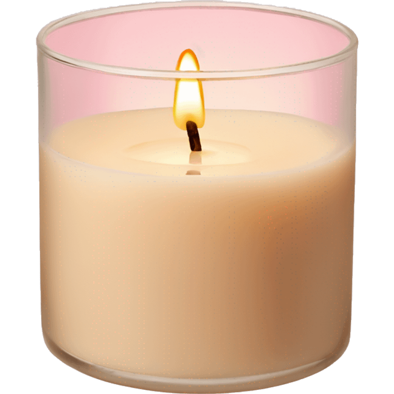 bath and body works beige candle  emoji