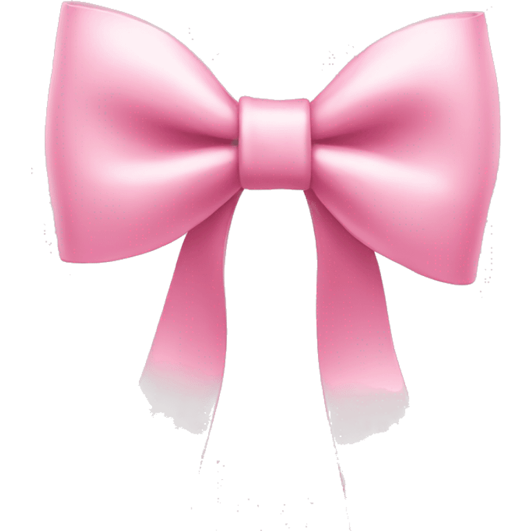 light pink bow emoji