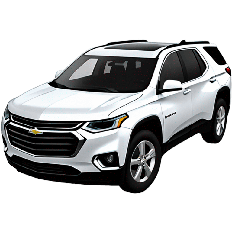 2024 Chevy Traverse RS white emoji