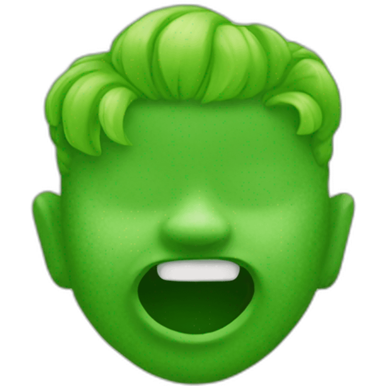 Green teek emoji