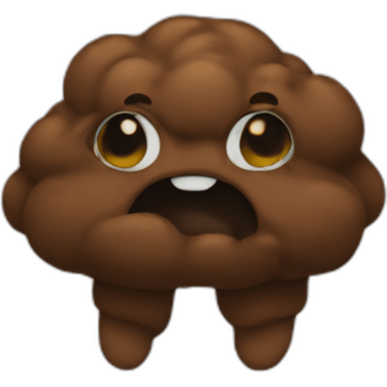 Poo with feet emoji