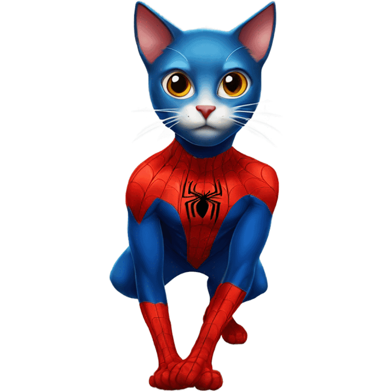 spider man cat emoji