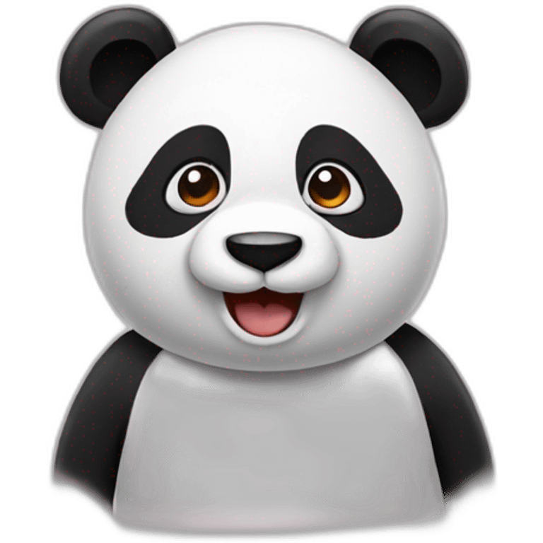 Hello panda emoji