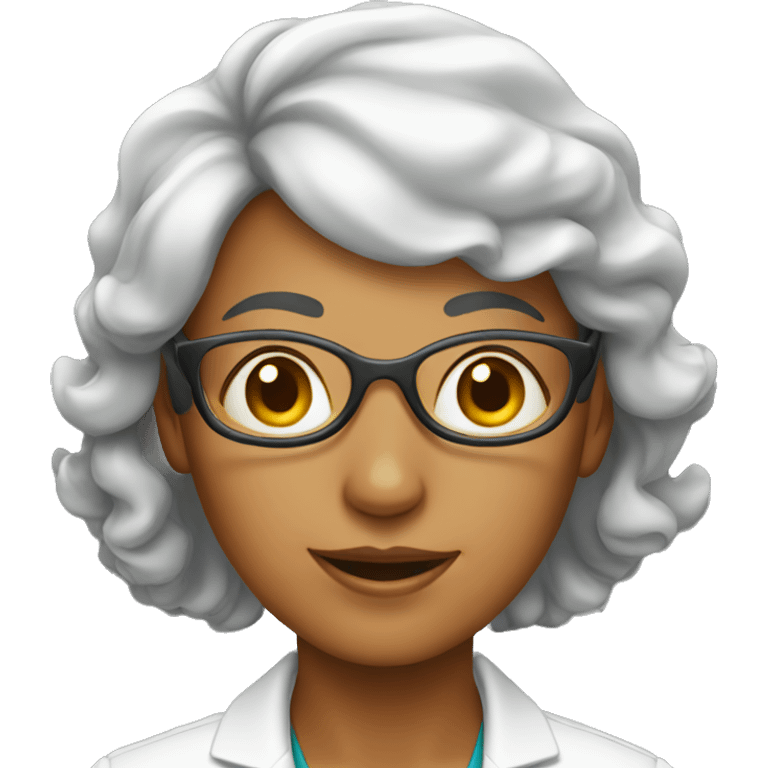 Madam female scientist  emoji