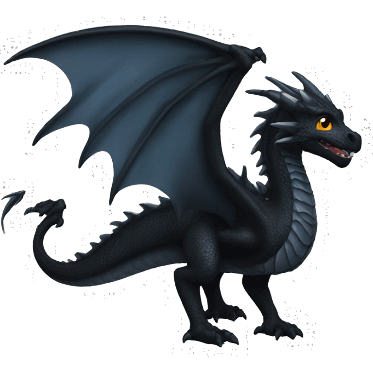 black dragon wings emoji