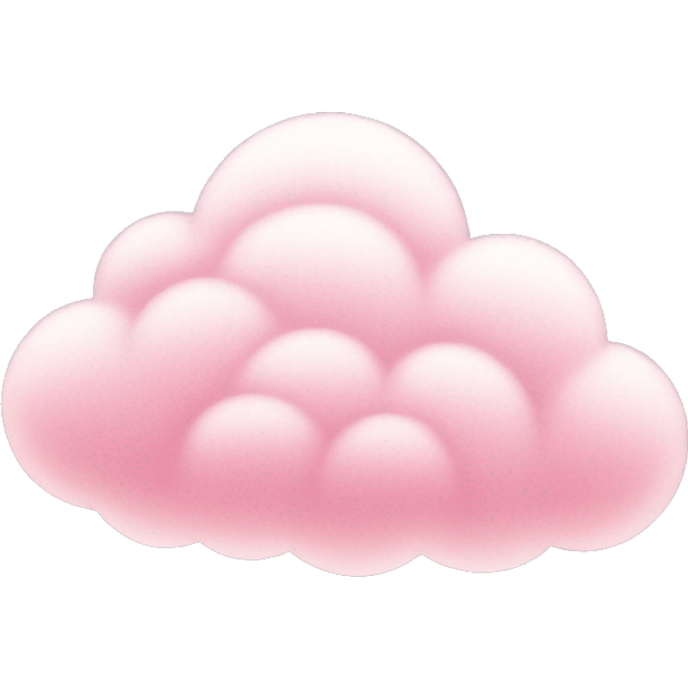 light pink fluffy clouds with sparkles  emoji