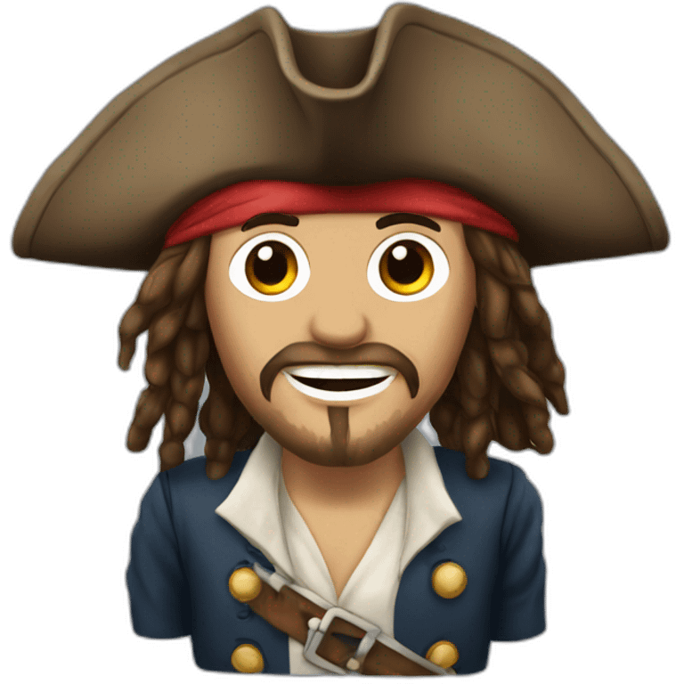 Jack Sparrow Who carries the French flag emoji