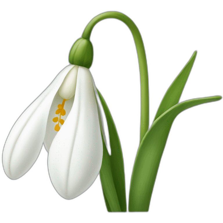 snowdrop emoji