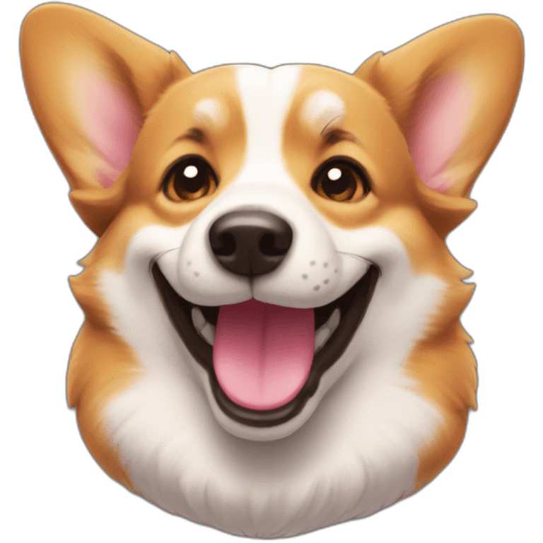 corgi smile emoji