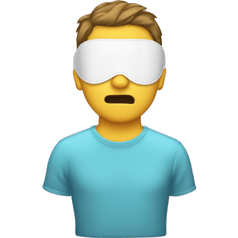 sleep mask emoji