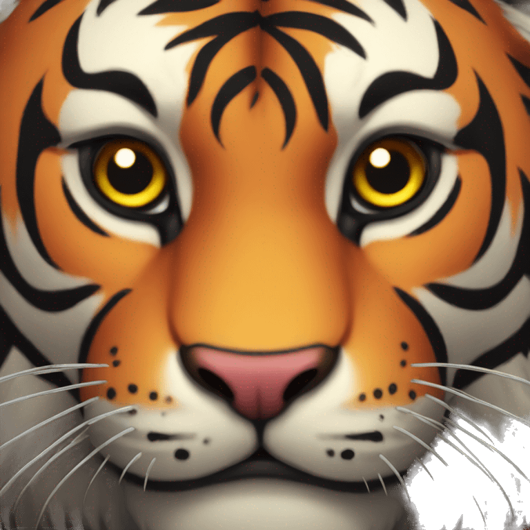 Evil tiger emoji