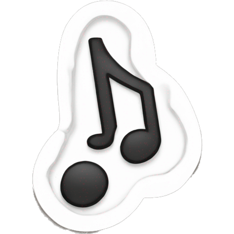 music note sticker emoji