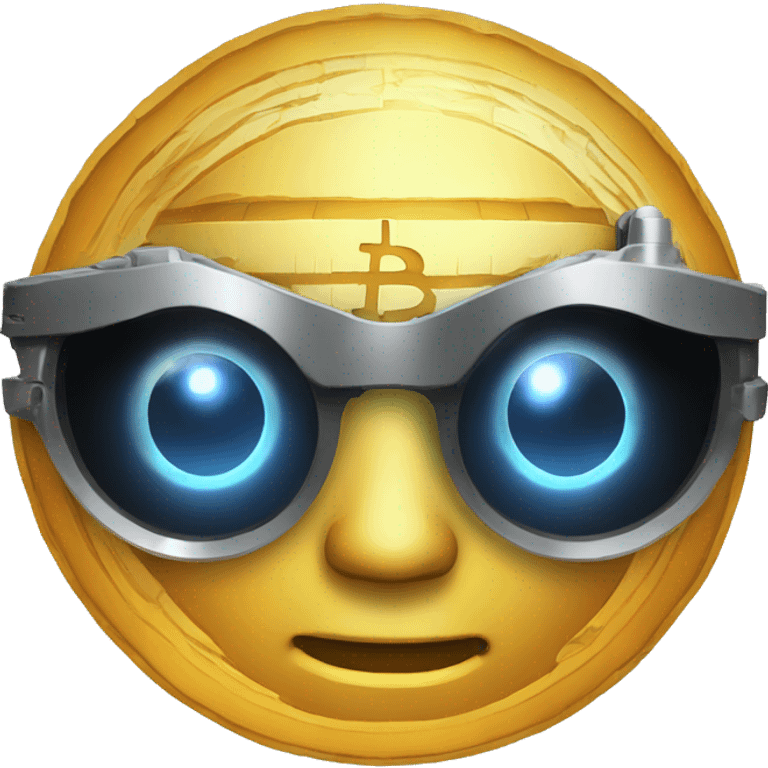 laser eye bitcoin emoji