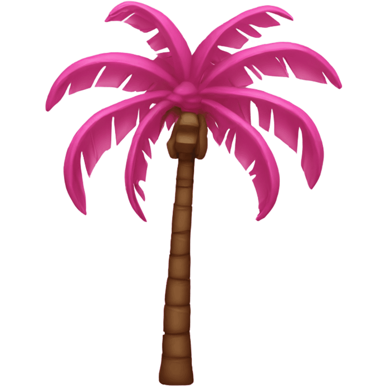 pink palm tree  emoji