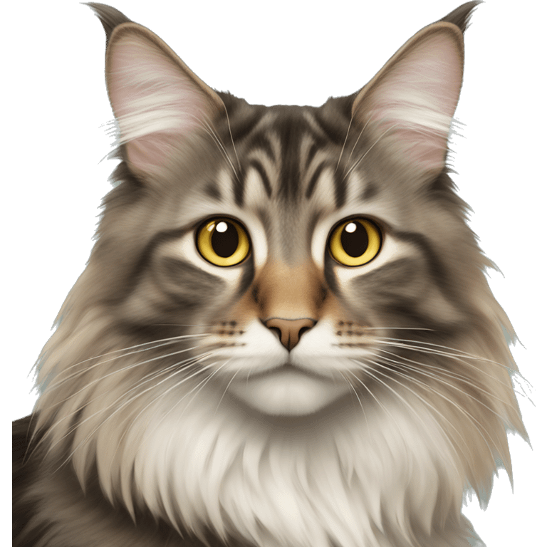 Norwegian forest cat emoji