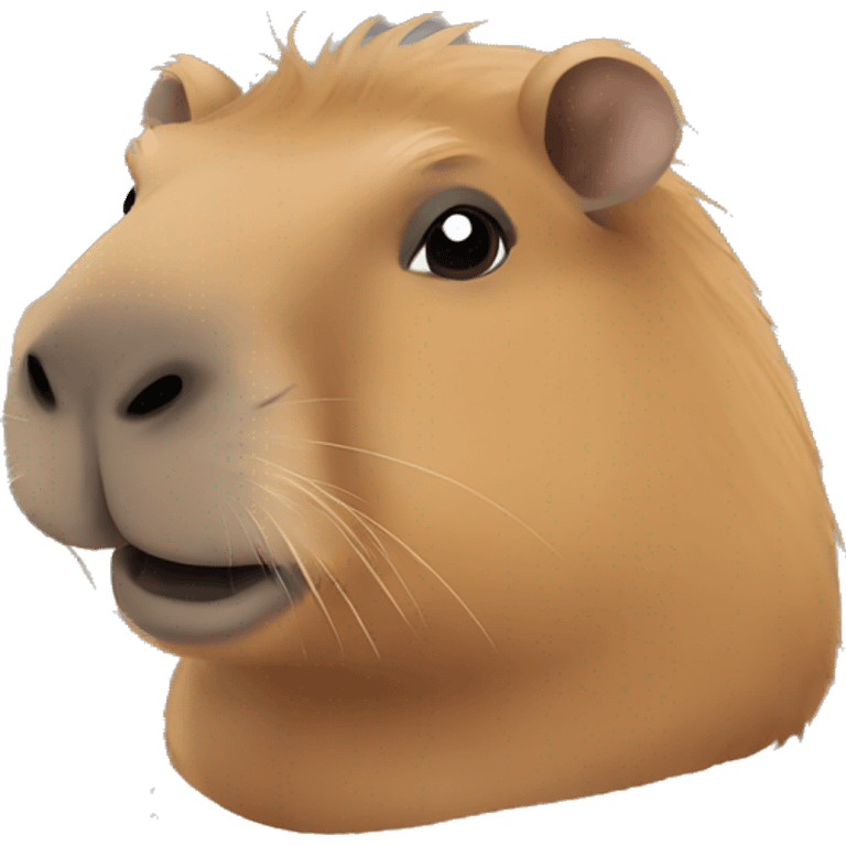 Capybara with World emoji