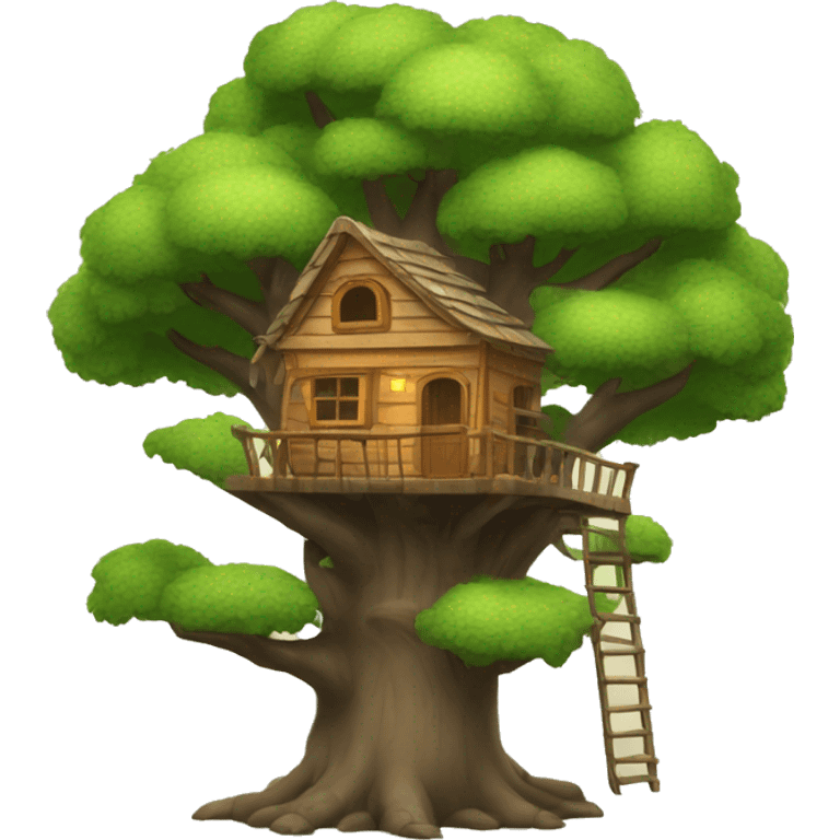 animated tree house emoji