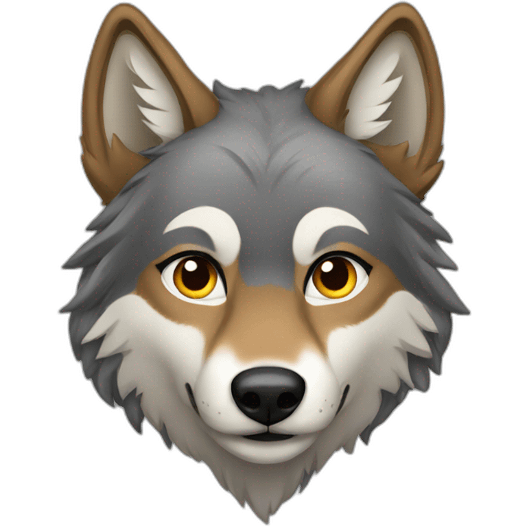 Female wolf  emoji