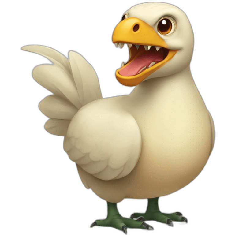 poule dinosaure emoji