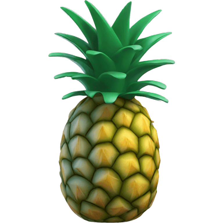 3D Pineapple  emoji