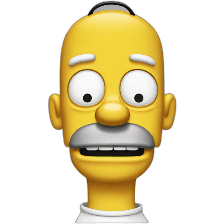 Homer Simpson face emoji