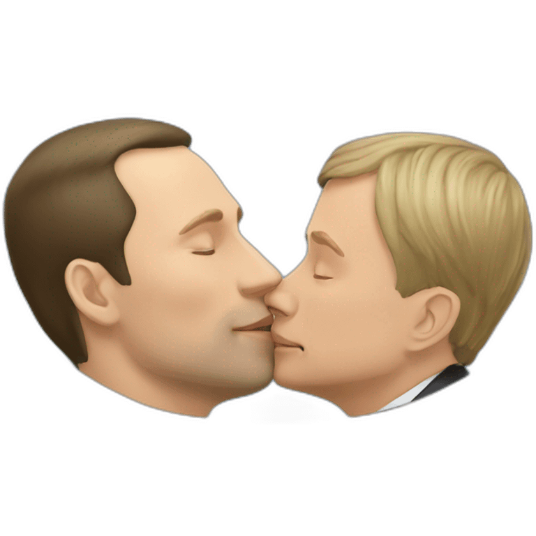 zelensky-kissing-putin emoji