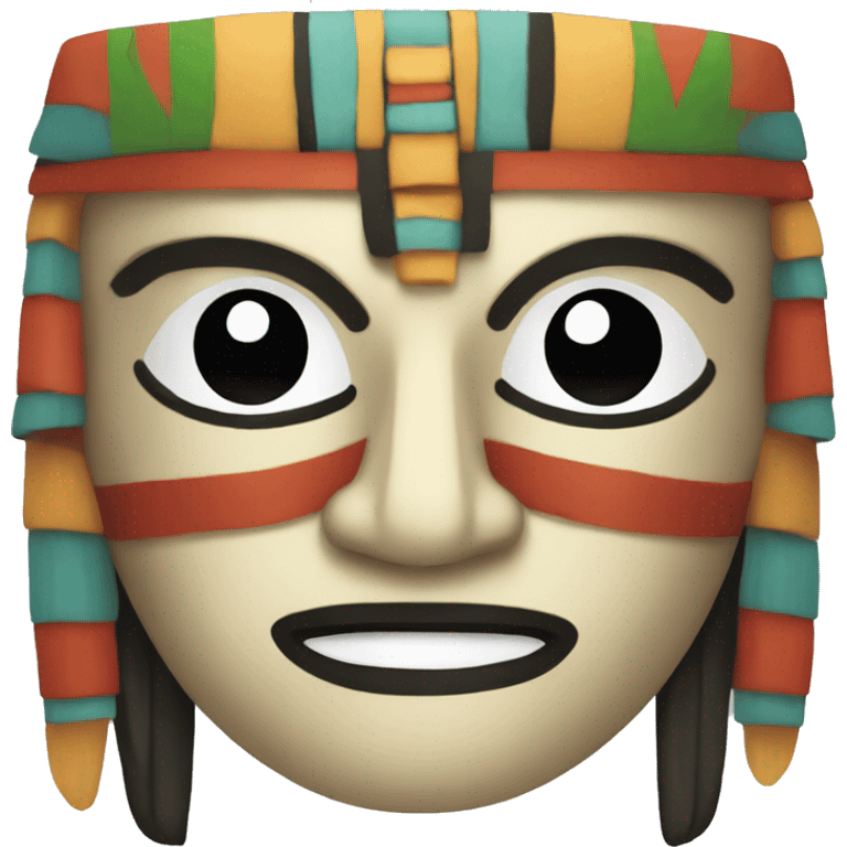 inca mask emoji