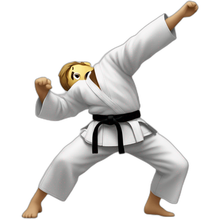 judo throw black belt emoji