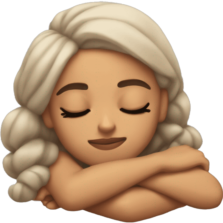 Ariana Grande sleeping emoji