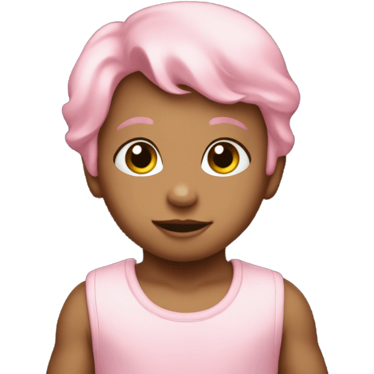 Baby pink star emoji