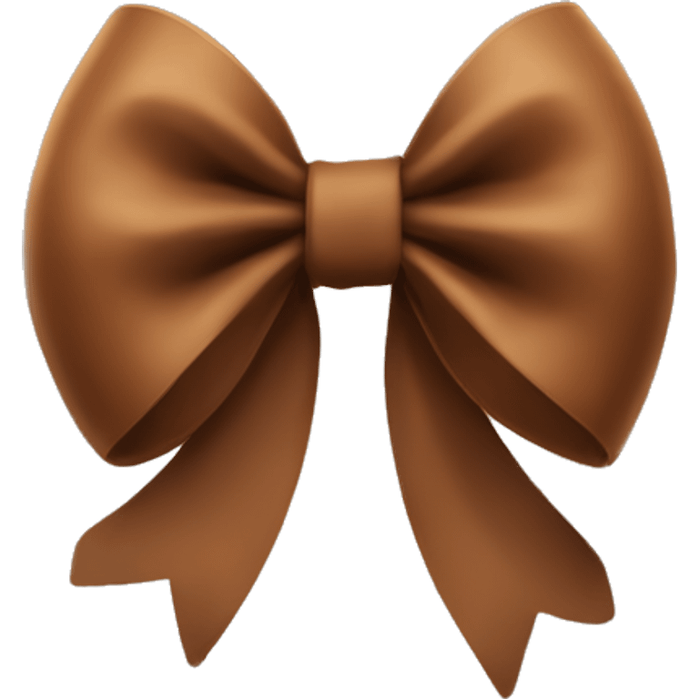 brown coquette bow emoji