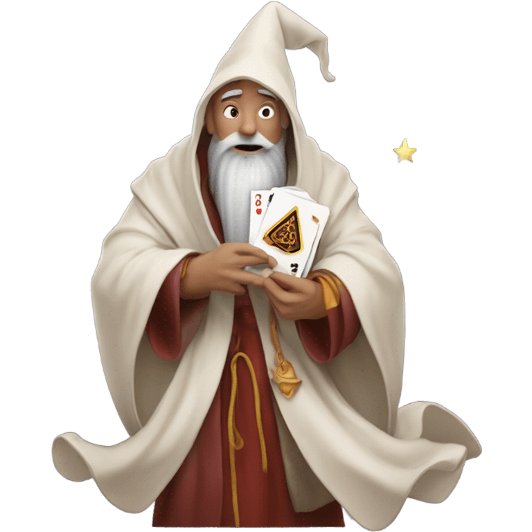 Wizard playing cards emoji