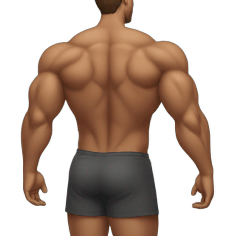 man with big lats emoji