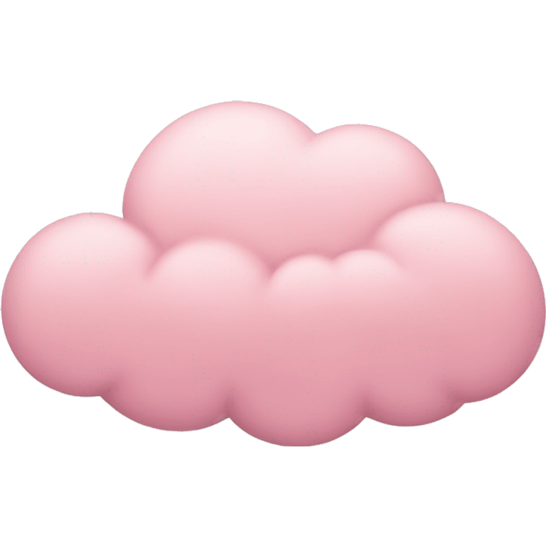 pastel pink cloud emoji