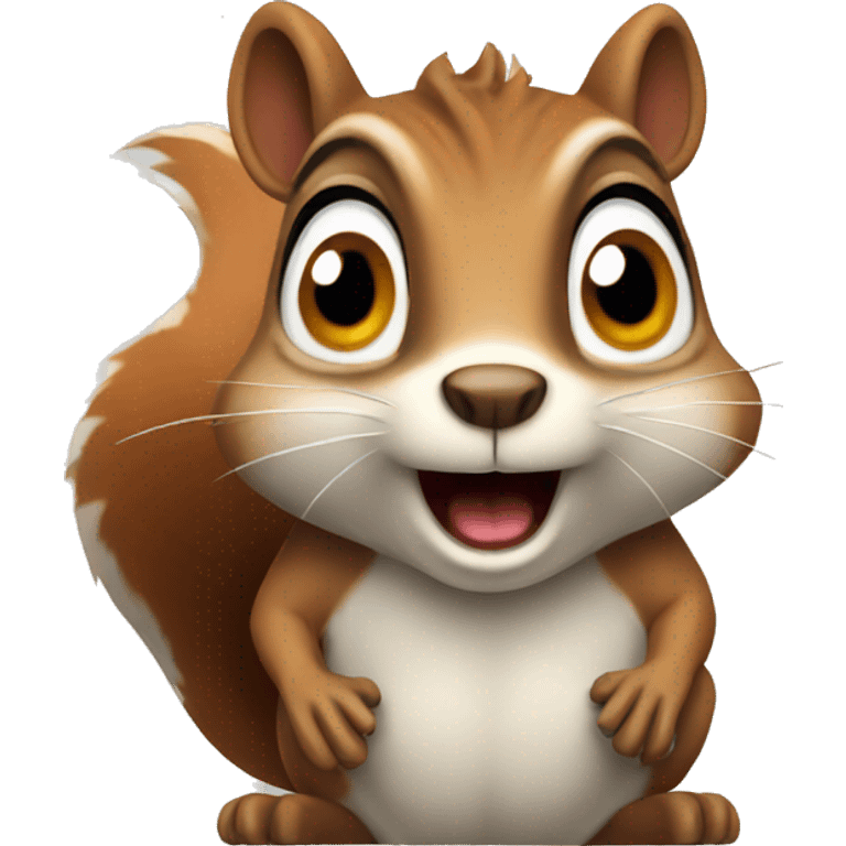 shocked squirrel emoji