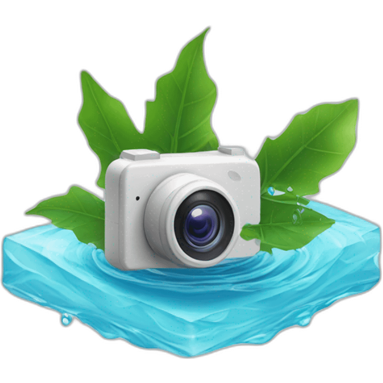 security-ptz-camera-and-leaf-floating-on-water-block emoji