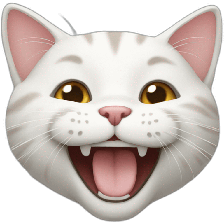 Cat happy emoji