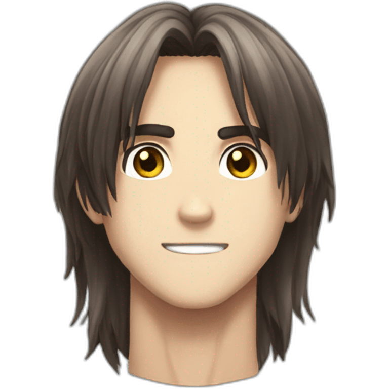 Eren yaeger long hair emoji