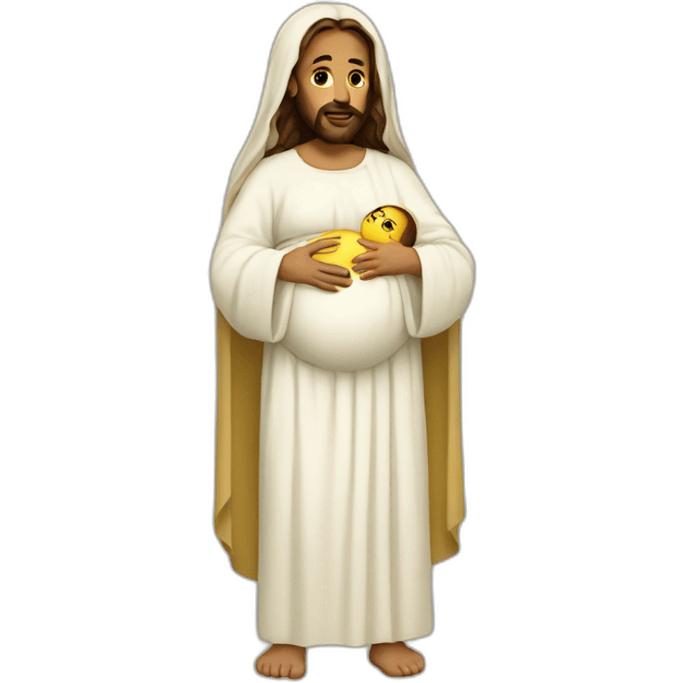 pregnant jesus emoji