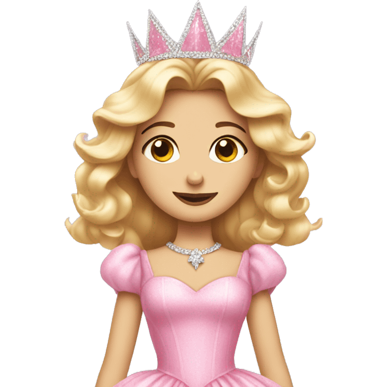 Glinda the good witch wearing pink  emoji