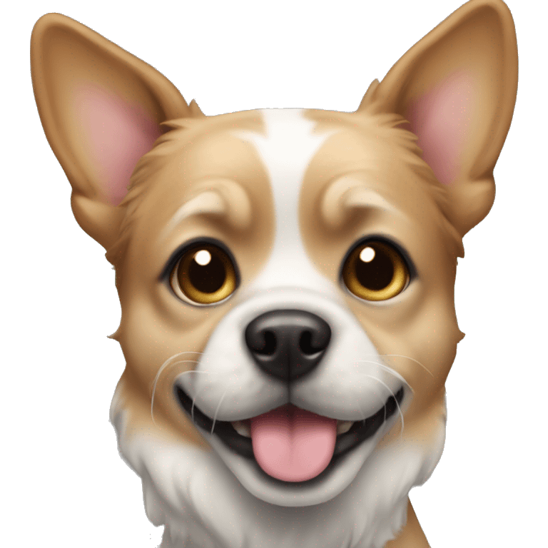 Dog coquette emoji